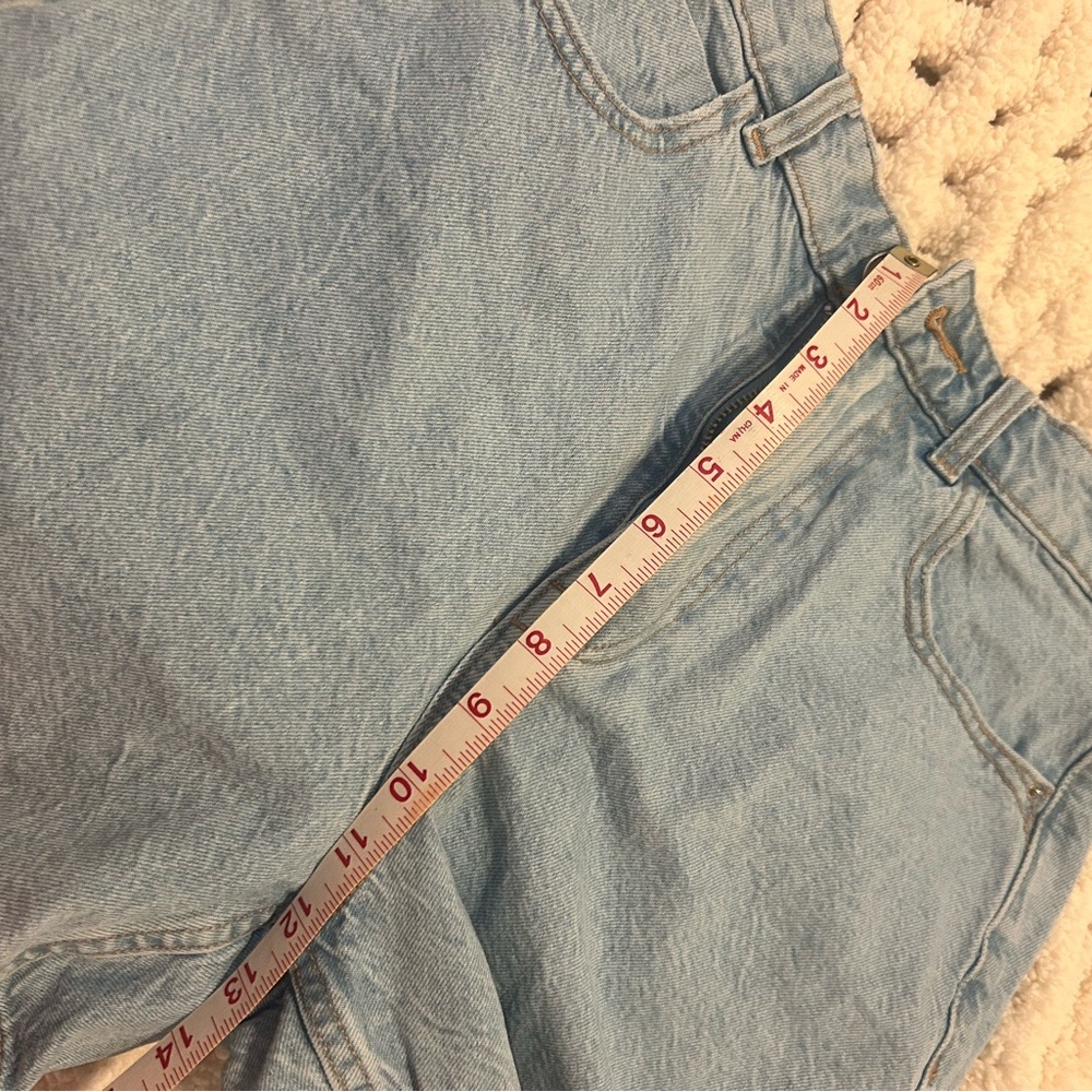Light Blue Denim Shorts - Picture 4 of 6